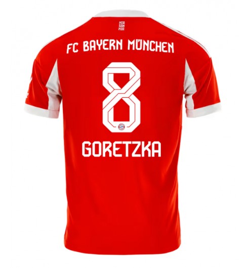 Moške Nogometnih dresov Bayern Munich Leon Goretzka #8 Domači 2025-26 Kratki rokavi Moške Nogometnih dresov Bayern Munich Leon Goretzka #8 Domači 2025-26 Kratki rokavi